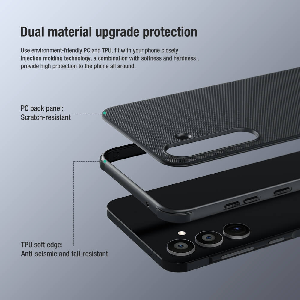 Чехол-крышка NILLKIN для Samsung Galaxy A55 (серия Frosted shield Pro)