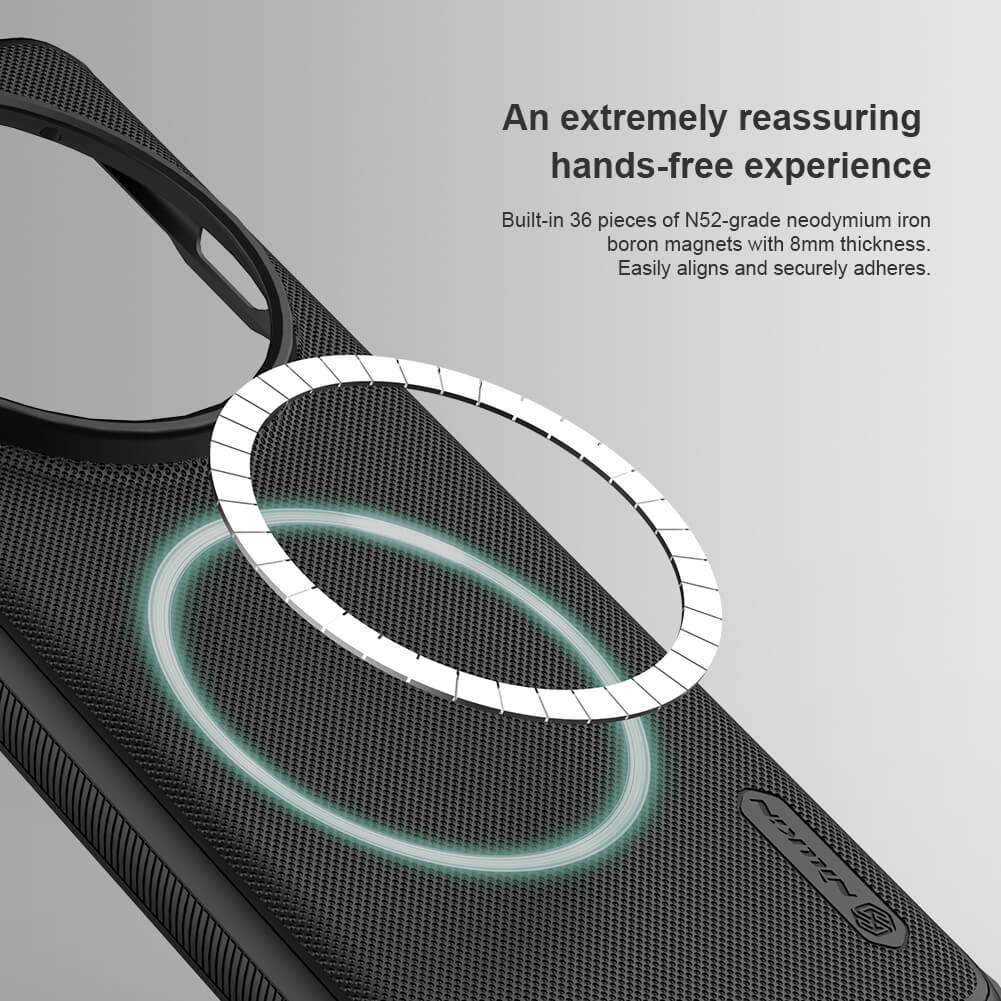 Чехол-крышка NILLKIN для Oppo Find X7 Ultra (серия Frosted shield Pro Magnetic case)