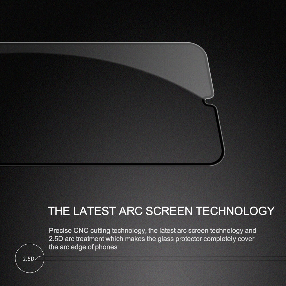 Защитное стекло с кантом NILLKIN для Samsung Galaxy A25 5G (серия CP+ Pro)