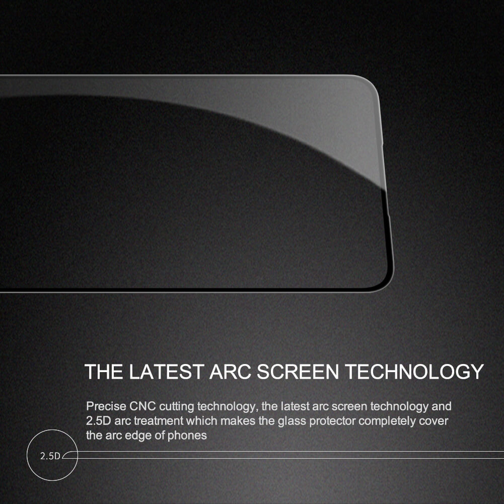 Защитное стекло с кантом NILLKIN для Samsung Galaxy A55 (серия CP+ Pro)