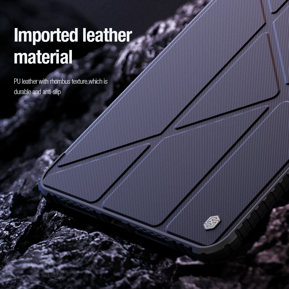 Чехол-книжка NILLKIN для Apple iPad Pro 11 (2024) (серия Bumper Leather case pro Multi-angle folding style)