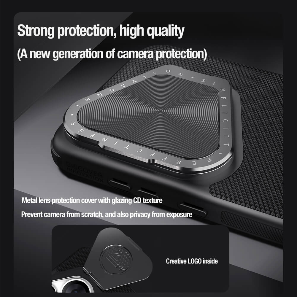 Чехол-крышка NILLKIN для Huawei Pura 70 Pro, Pura 70 Pro Plus (Pura 70 Pro+) (серия Textured Prop Magnetic Coverage version)