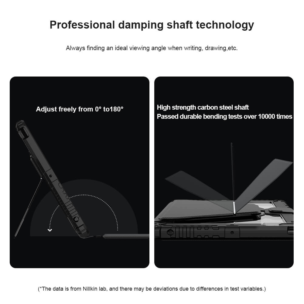 Чехол-книжка с клавиатурой NILLKIN для Apple iPad 10.2 (2019), iPad 10.2 (2020), iPad 10.2 (2021) (серия Bumper Link Backlit Keyboard Case)