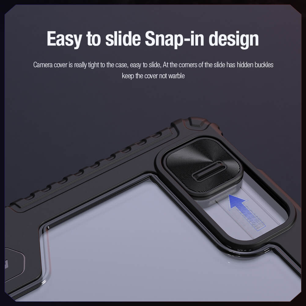 Чехол-книжка NILLKIN для Apple iPad Pro 13 (2025), Apple iPad Air 13 (2025), Apple iPad Pro 13 (2024) (серия Bumper Leather case pro Multi-angle folding style)