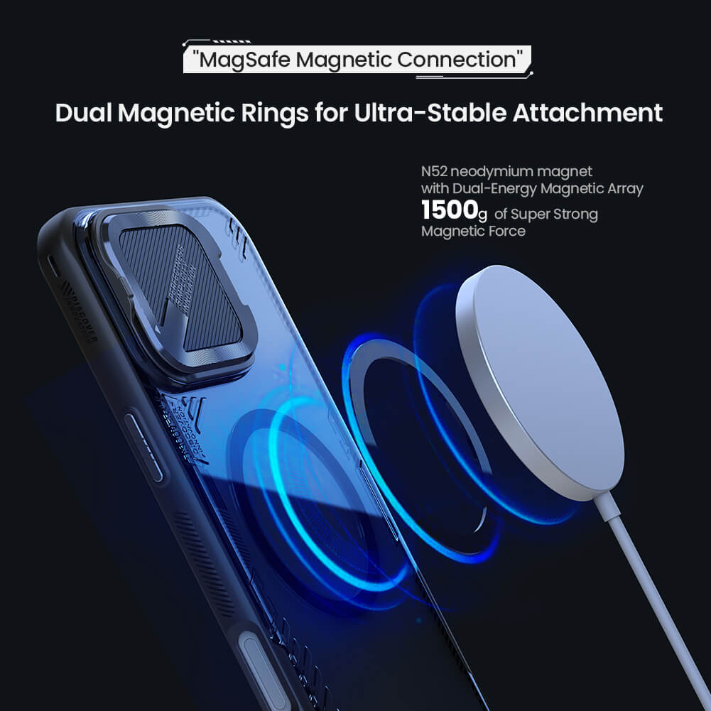 Чехол-крышка NILLKIN для Apple iPhone 16 Pro (2024) (серия IceCrystal Prop Regular/Magnetic)