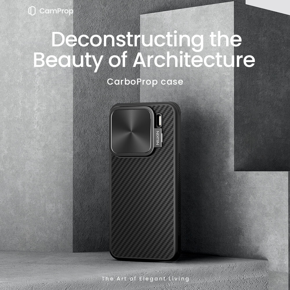 Чехол-крышка NILLKIN для Xiaomi 15 (серия CarboProp Magnetic MagSafe Aramid fiber Cover version)