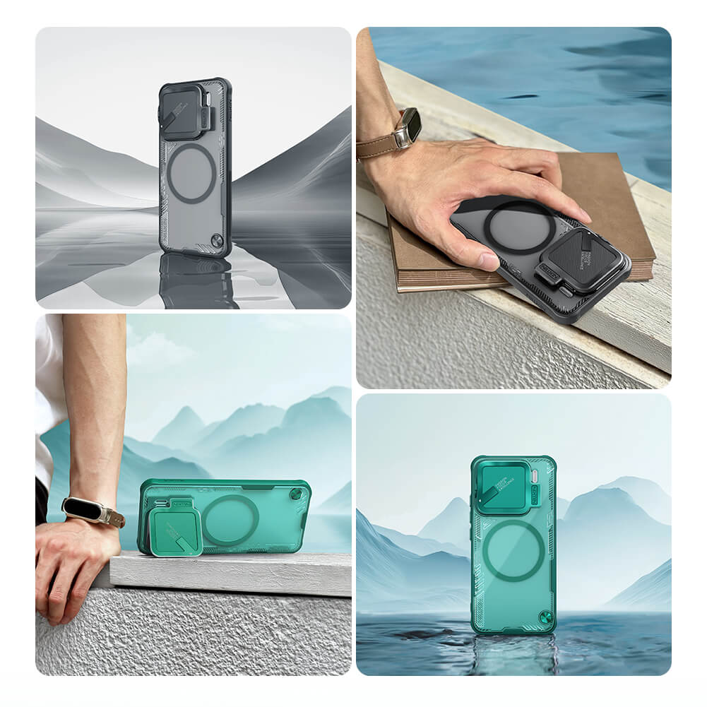 Чехол-крышка NILLKIN для Xiaomi 15 (серия Iceblade Prop Cover version Magnetic)