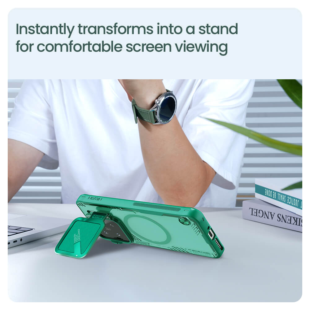 Чехол-крышка NILLKIN для Xiaomi 15 (серия Iceblade Prop Cover version Magnetic)