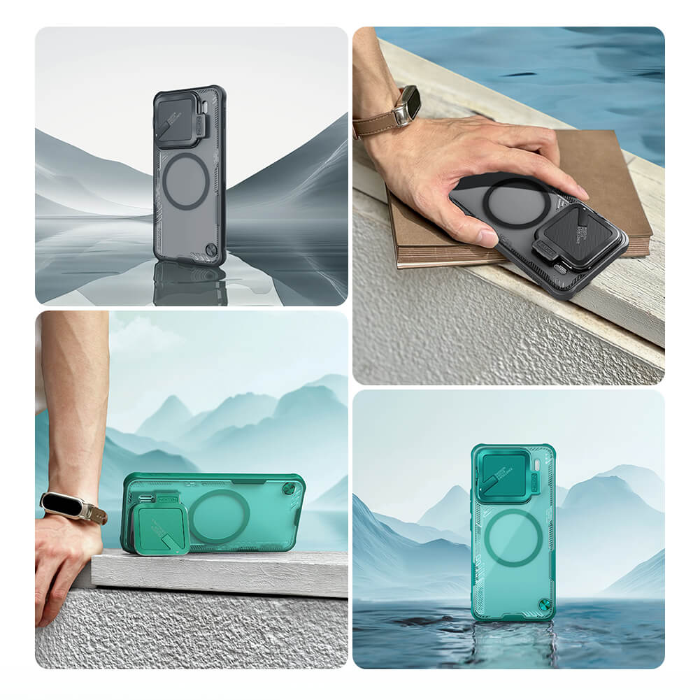 Чехол-крышка NILLKIN для Xiaomi 15 Pro (серия Iceblade Prop Cover version Magnetic)