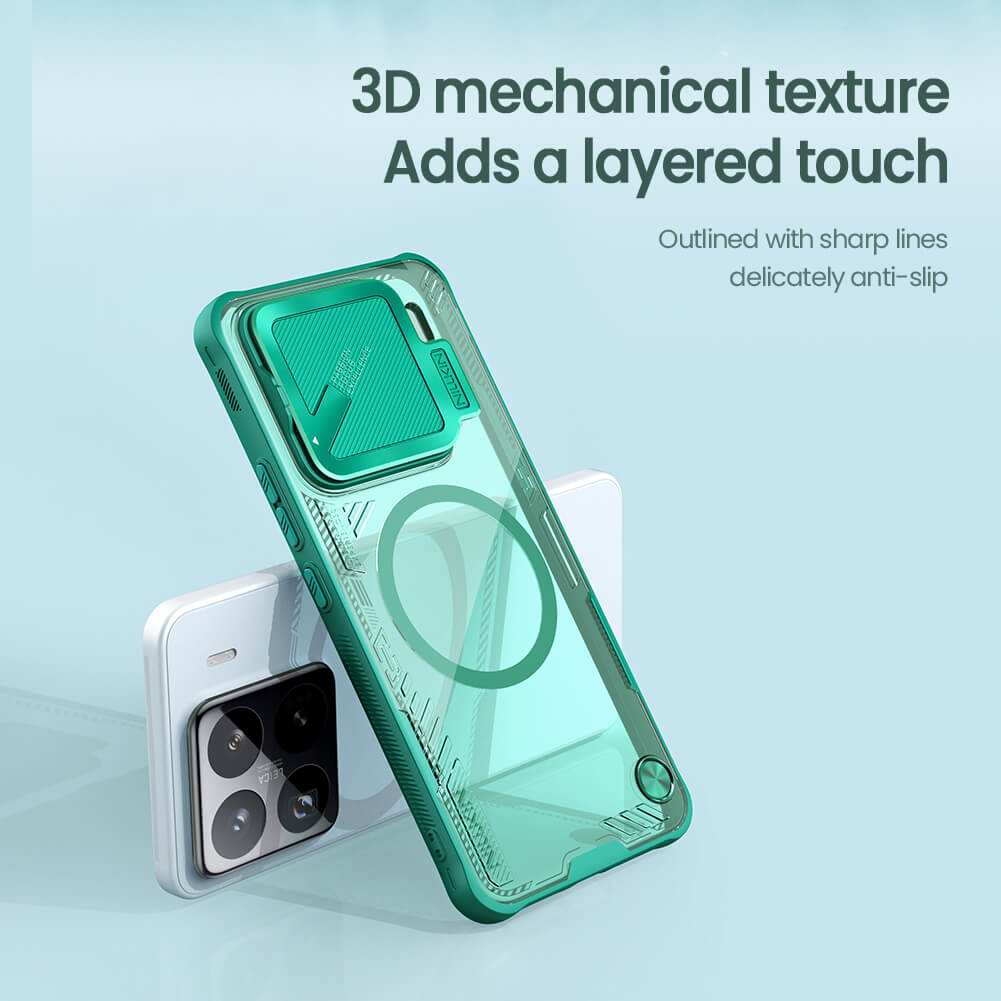 Чехол-крышка NILLKIN для Xiaomi 15 Pro (серия Iceblade Prop Cover version Magnetic)