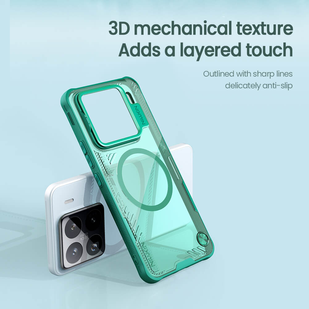 Чехол-крышка NILLKIN для Xiaomi 15 Pro (серия Iceblade Prop Frame version Magnetic)