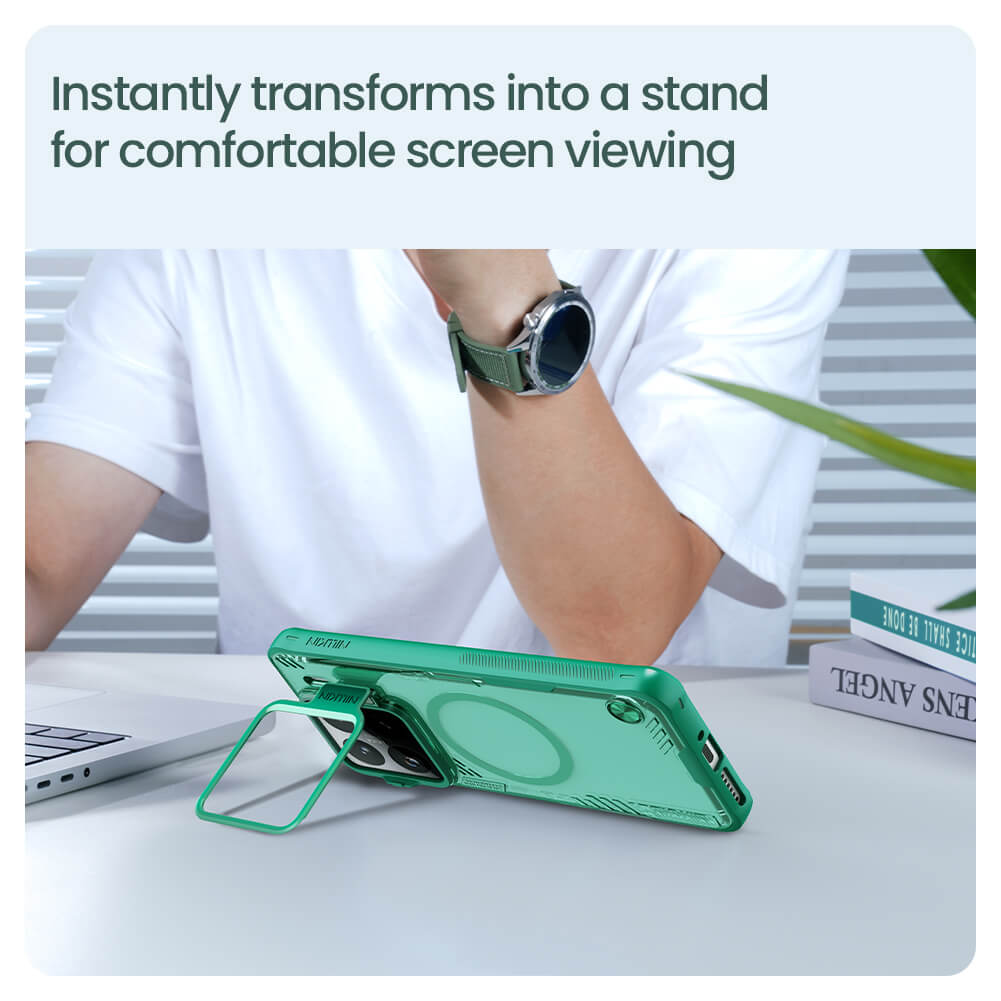 Чехол-крышка NILLKIN для Xiaomi 15 Pro (серия Iceblade Prop Frame version Magnetic)