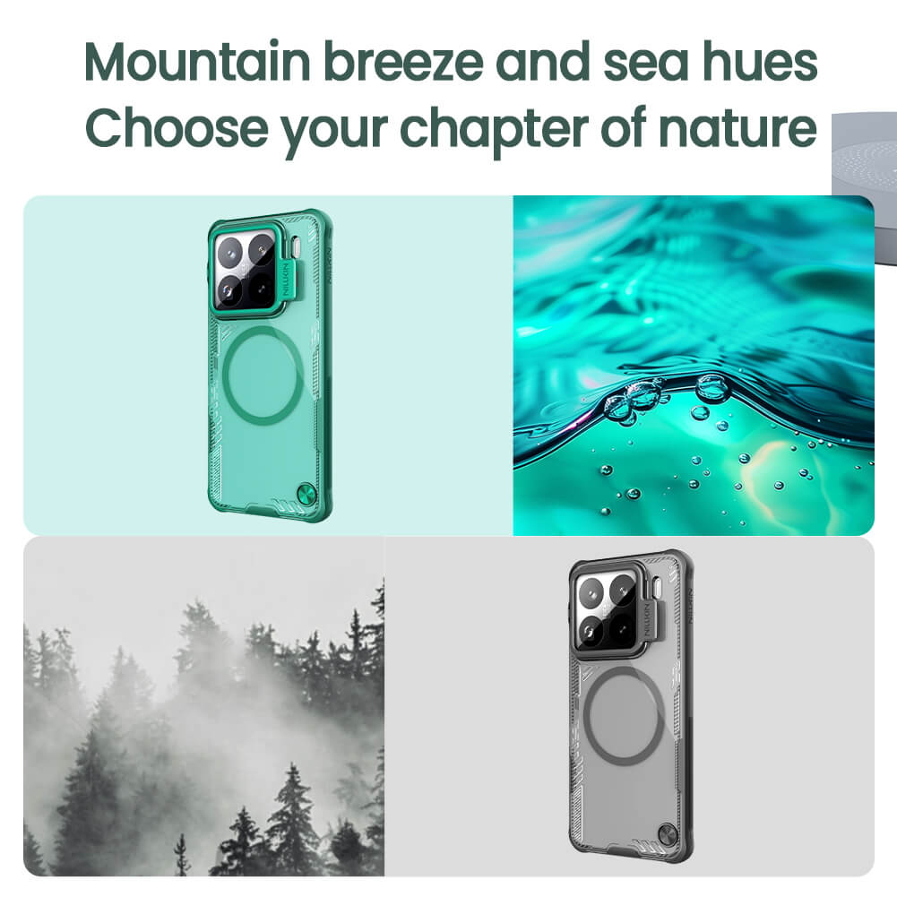 Чехол-крышка NILLKIN для Xiaomi 15 Pro (серия Iceblade Prop Frame version Magnetic)