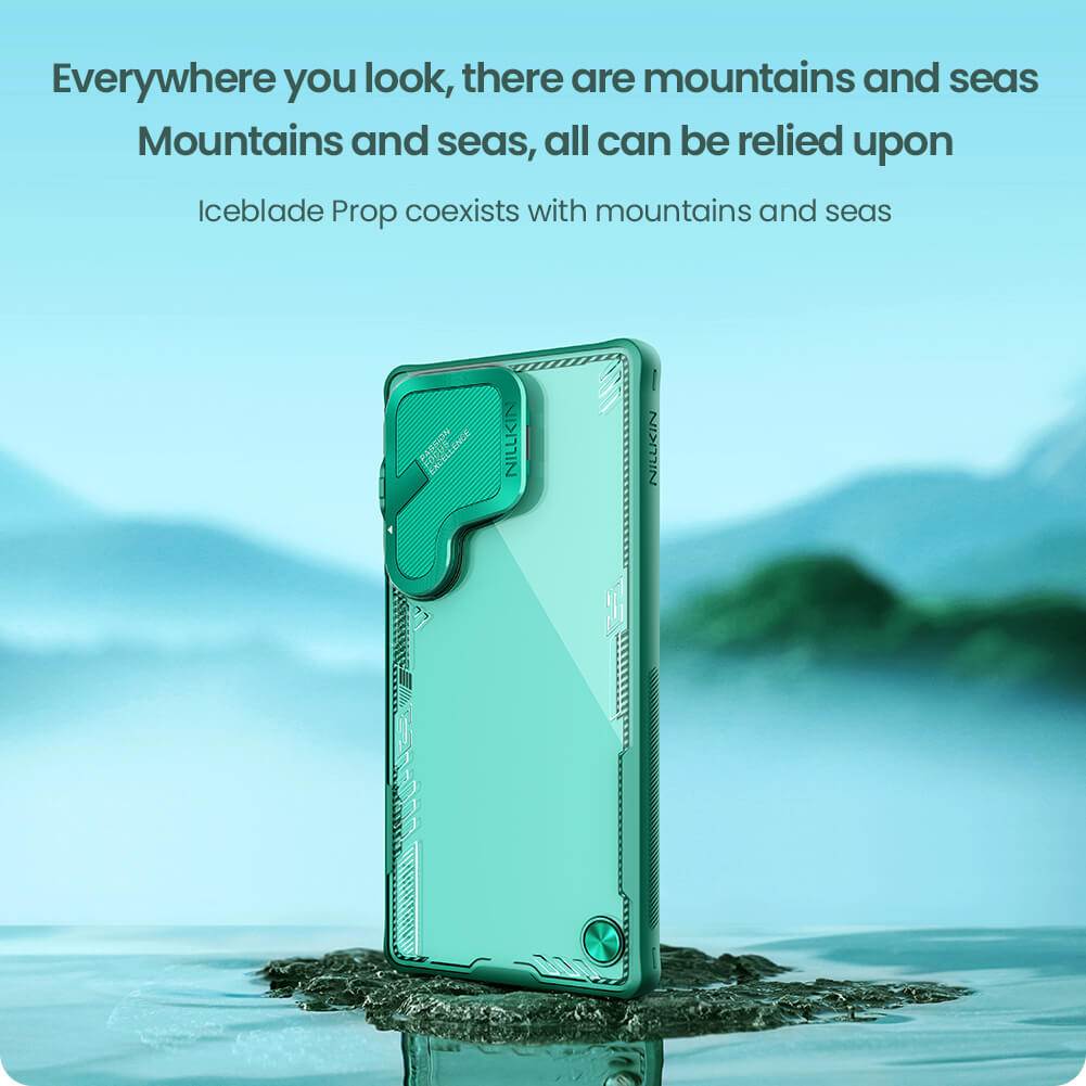 Чехол-крышка NILLKIN для Samsung Galaxy S25 Ultra (серия Iceblade Prop Cover version)
