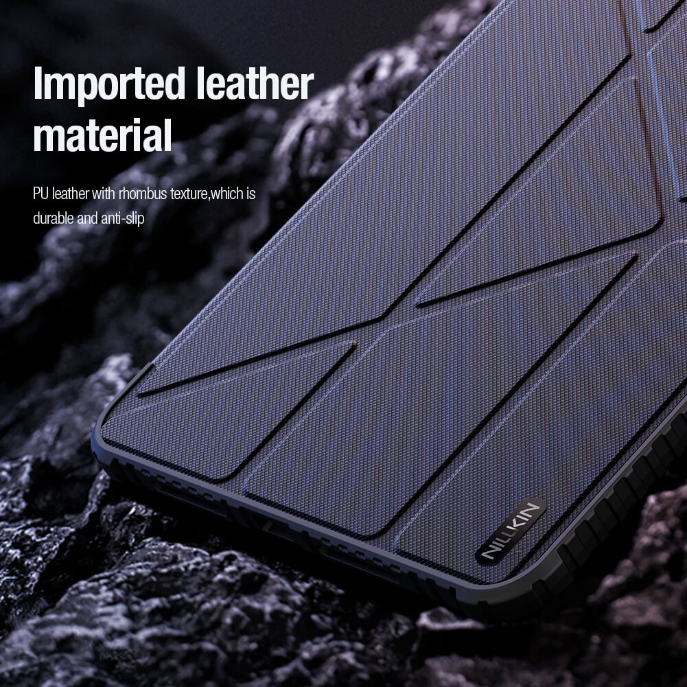 Чехол-книжка NILLKIN для Xiaomi Pad 7, Xiaomi Pad 7 Pro (серия Bumper Leather case pro Multi-angle folding style)