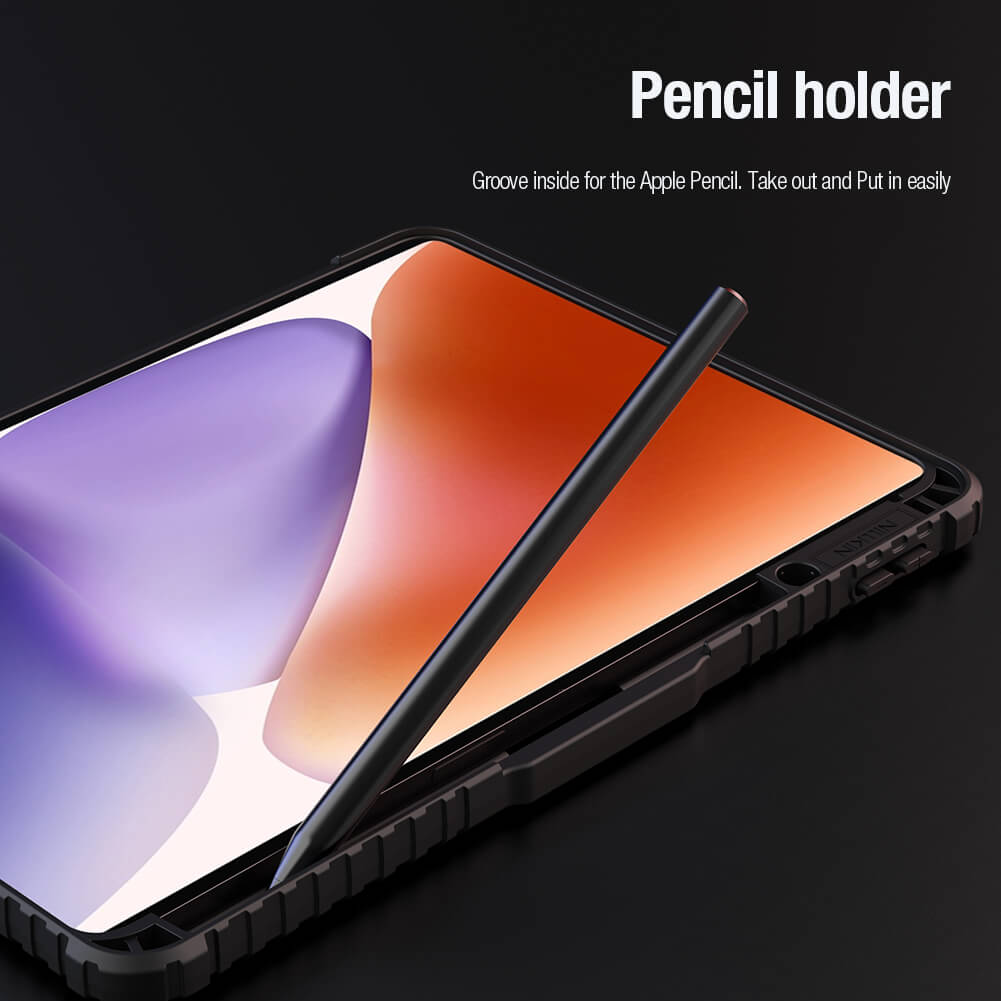 Чехол-книжка NILLKIN для Xiaomi Pad 7, Xiaomi Pad 7 Pro (серия Bumper Leather case pro Multi-angle folding style)