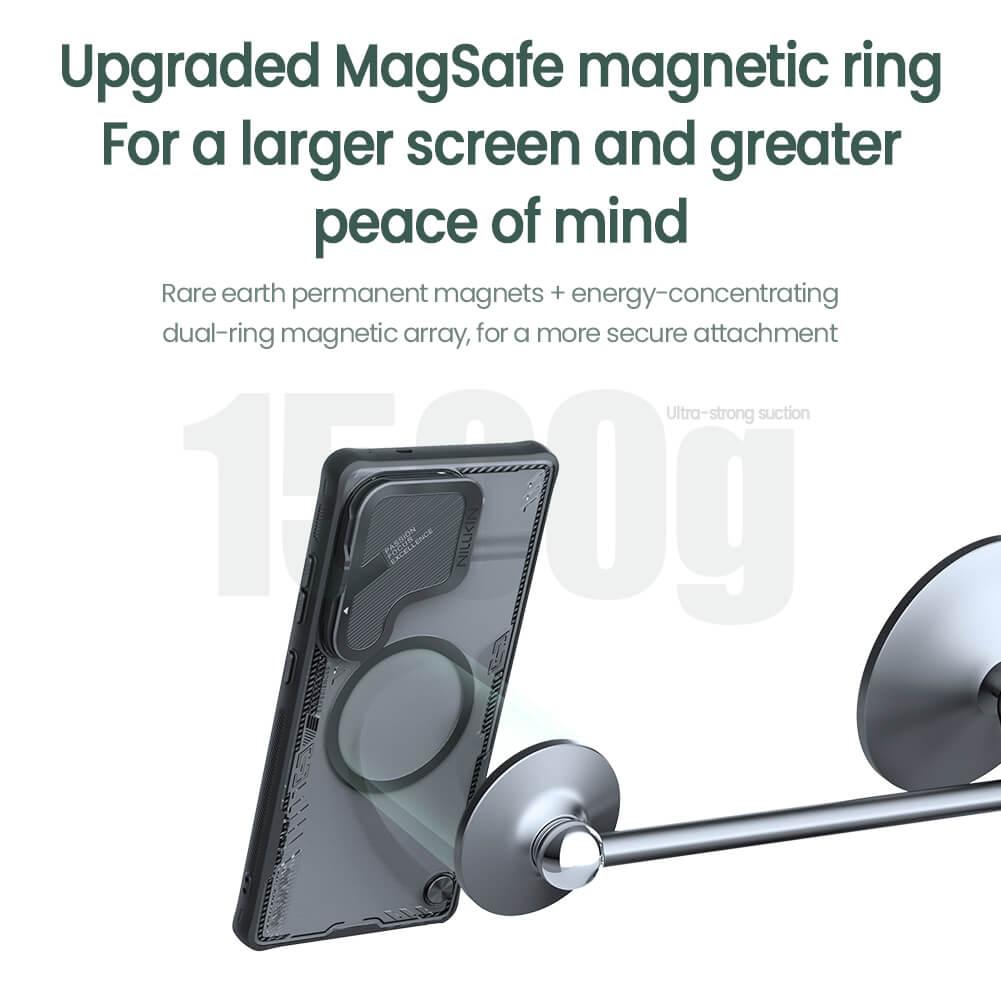 Чехол-крышка NILLKIN для Samsung Galaxy S25 Ultra (серия Iceblade Prop Cover version Magnetic)