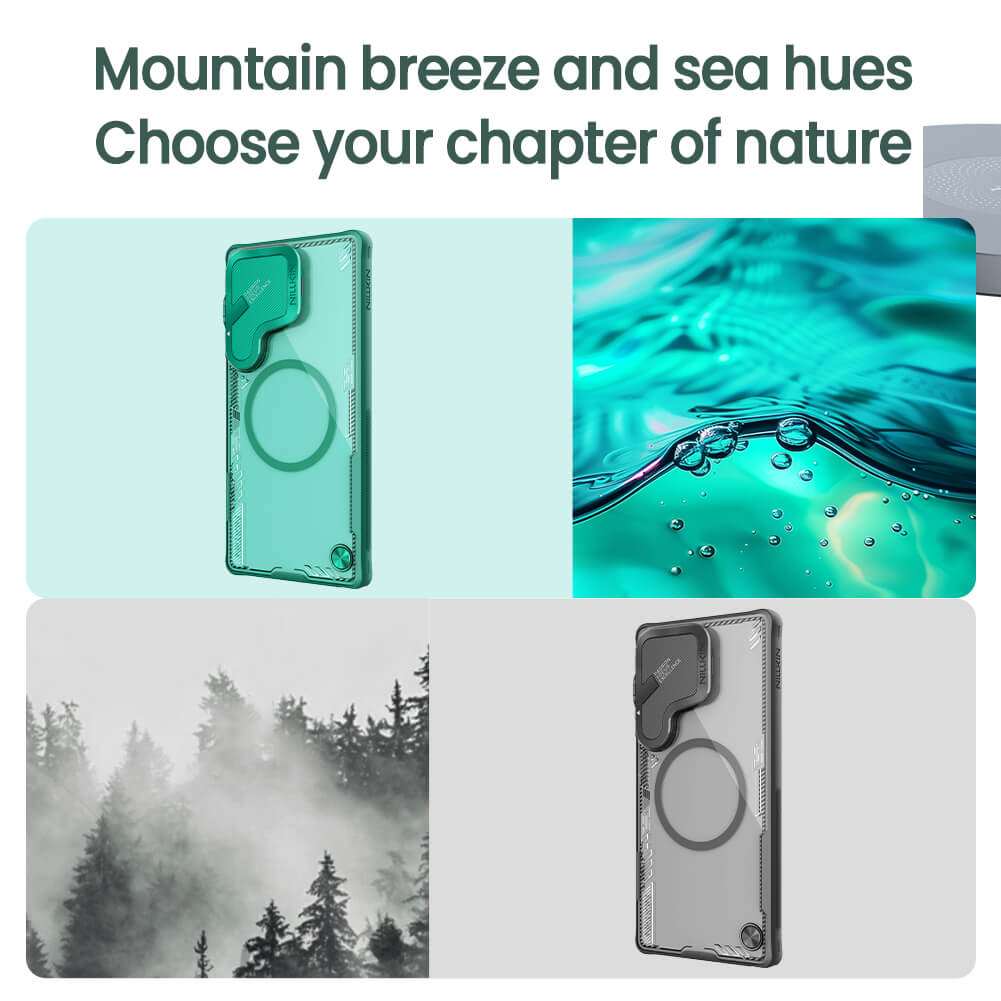 Чехол-крышка NILLKIN для Samsung Galaxy S25 Ultra (серия Iceblade Prop Cover version Magnetic)