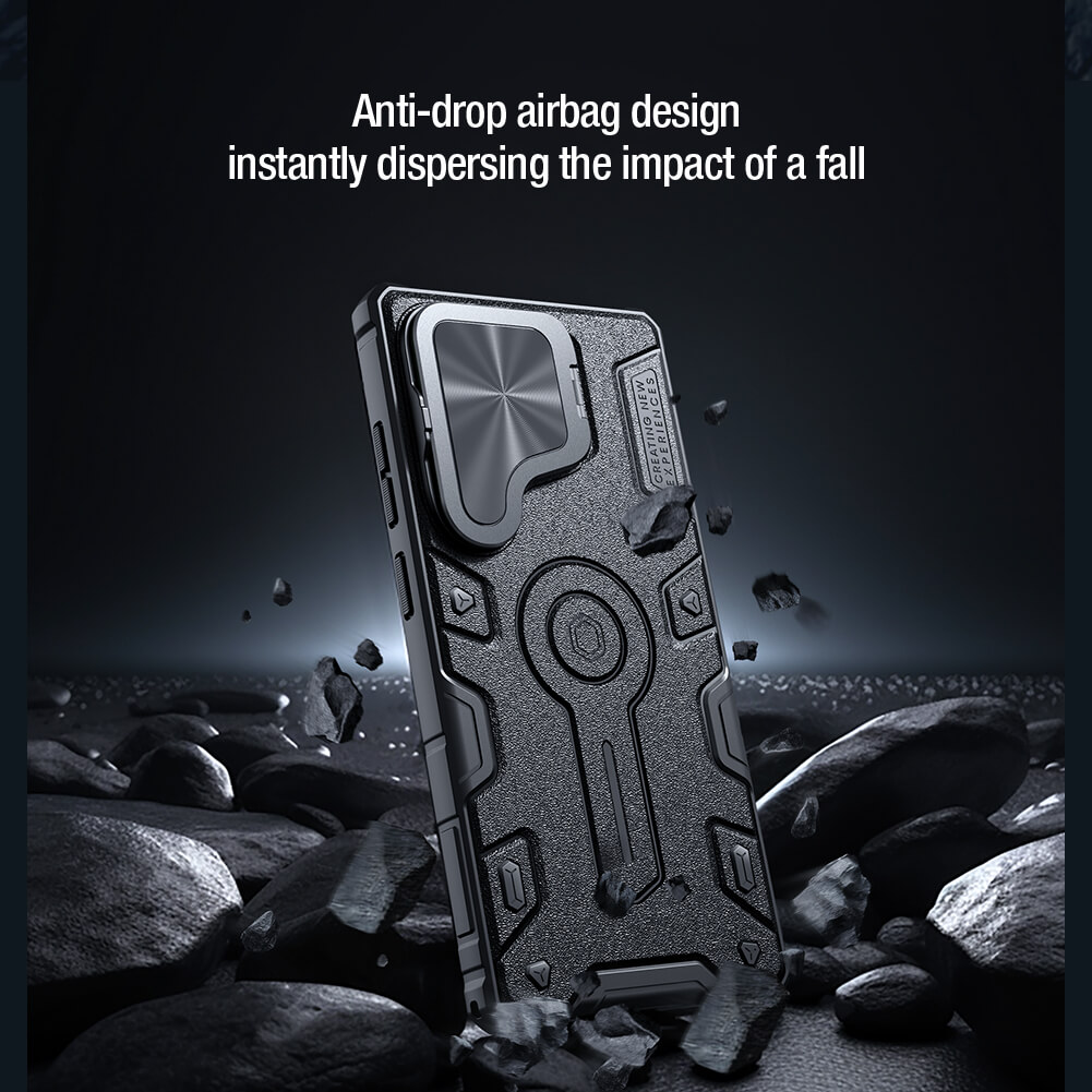 Чехол-крышка NILLKIN для Samsung Galaxy S25 Ultra (серия CamShield Armor Prop Magnetic case)