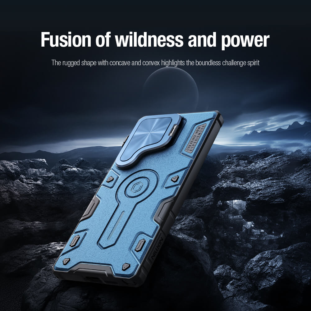 Чехол-крышка NILLKIN для Samsung Galaxy S25 Ultra (серия CamShield Armor Prop Magnetic case)