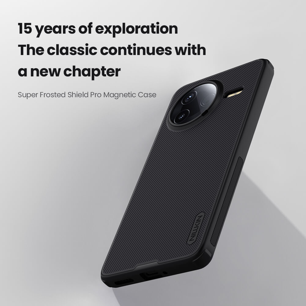 Чехол-крышка NILLKIN для Xiaomi Redmi K80 (серия Frosted shield Pro Magnetic case)