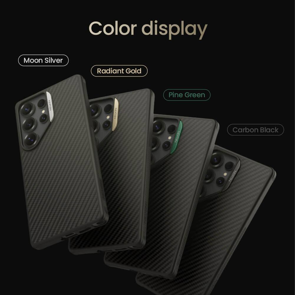 Чехол-крышка NILLKIN для Samsung Galaxy S25 Ultra (серия Synthetic Fiber Pro Magnetic case)