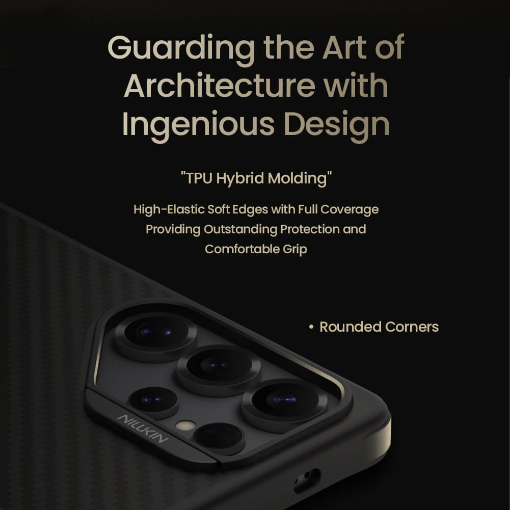 Чехол-крышка NILLKIN для Samsung Galaxy S25 Ultra (серия Synthetic Fiber Pro Magnetic case)