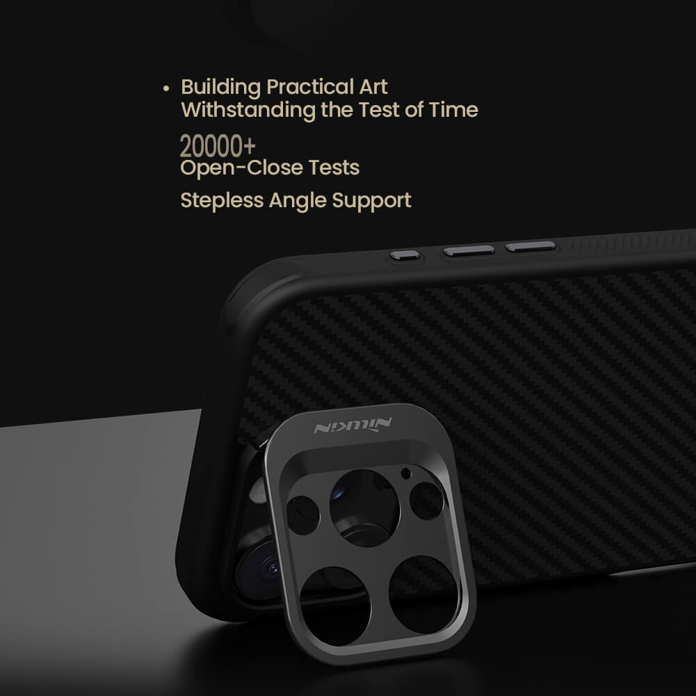 Чехол-крышка NILLKIN для Apple iPhone 16 Pro (2024) (серия CarboProp Magnetic MagSafe Aramid fiber Fine Hole version)