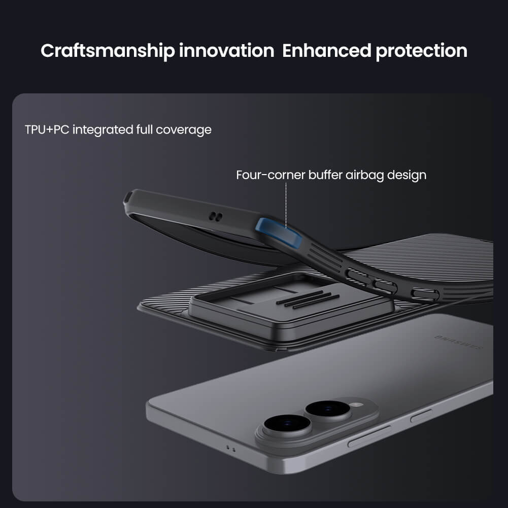 Чехол-крышка NILLKIN для Samsung Galaxy S25 Edge (серия CamShield Pro)