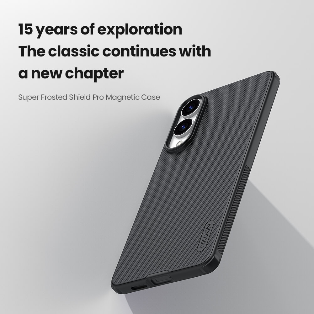 Чехол-крышка NILLKIN для Samsung Galaxy S25 Edge (серия Frosted shield Pro Magnetic case)