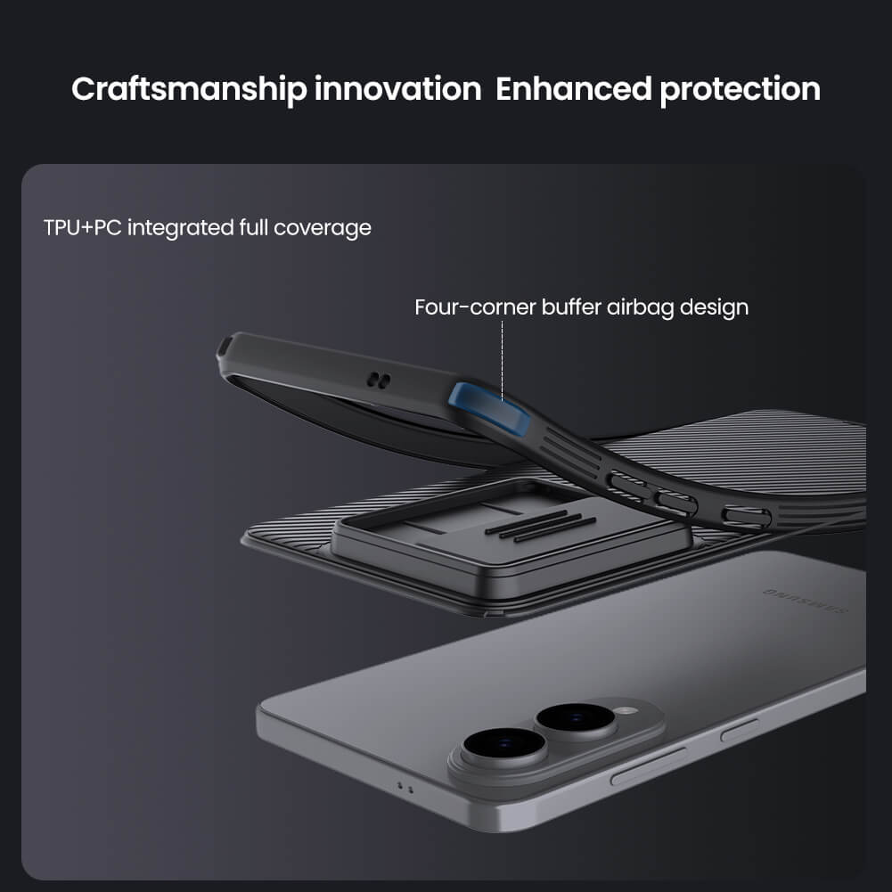Чехол-крышка NILLKIN для Samsung Galaxy S25 Edge (серия CamShield Pro Magnetic case)