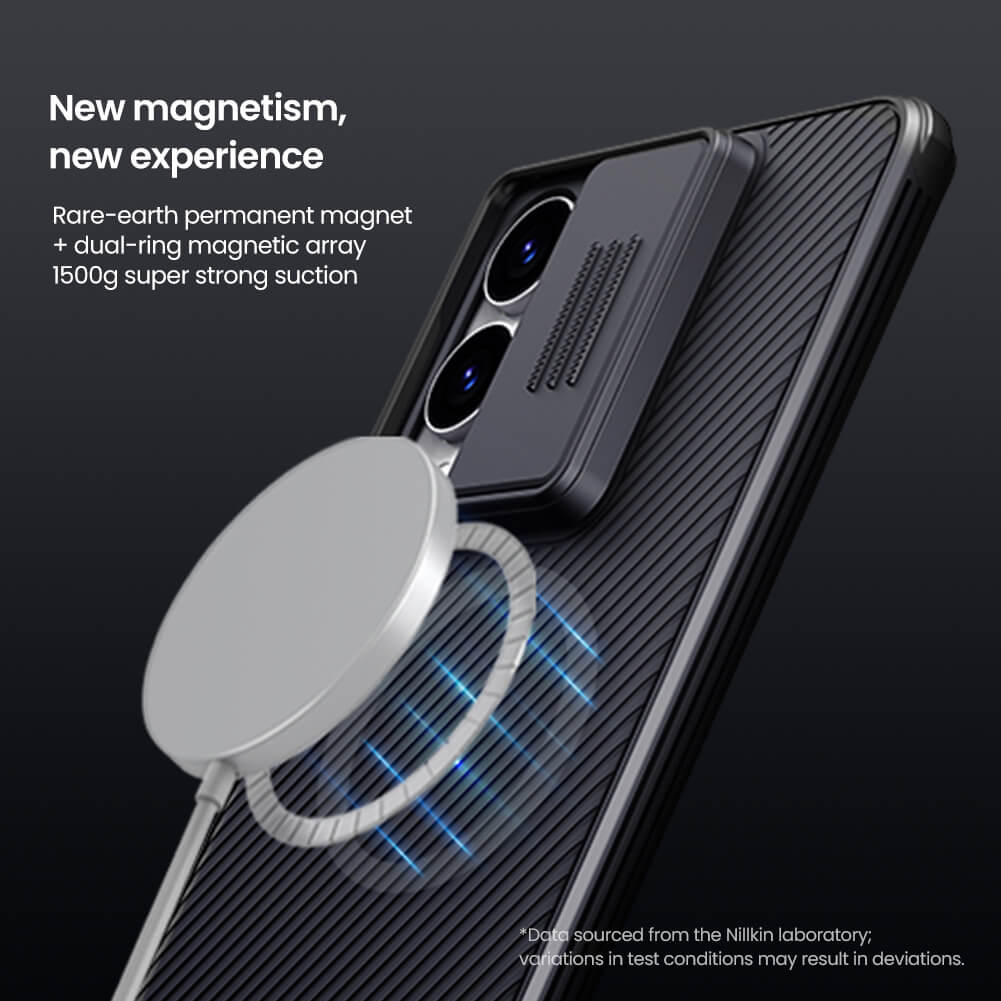 Чехол-крышка NILLKIN для Samsung Galaxy S25 Edge (серия CamShield Pro Magnetic case)