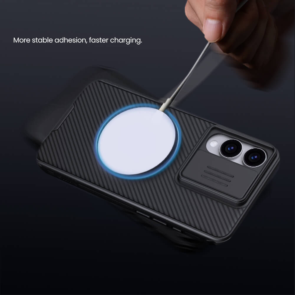 Чехол-крышка NILLKIN для Samsung Galaxy S25 Edge (серия CamShield Pro Magnetic case)