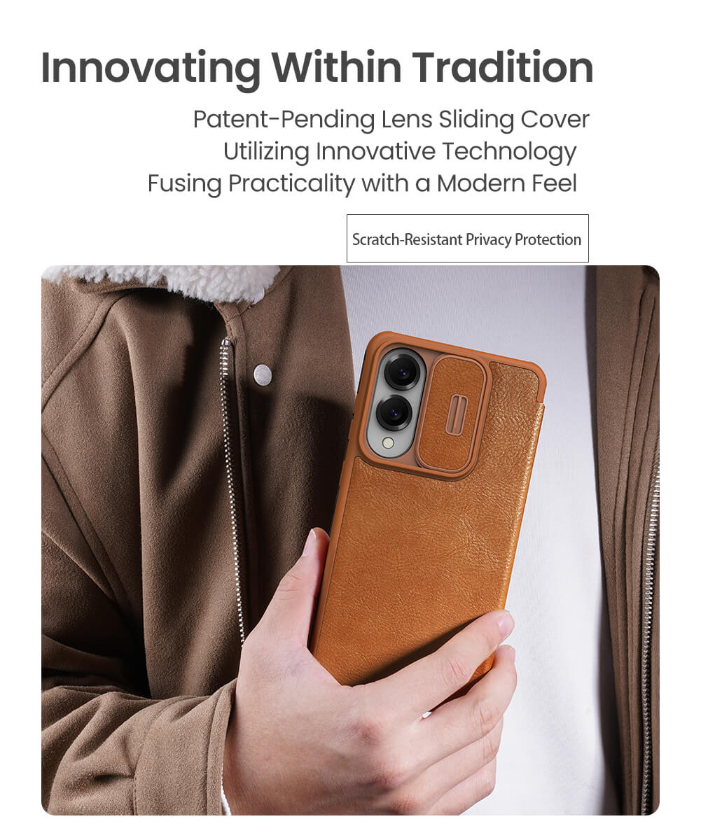 Чехол-книжка NILLKIN для Samsung Galaxy S25 Edge (серия QIN Pro)