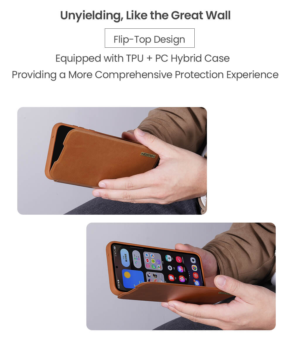 Чехол-книжка NILLKIN для Samsung Galaxy S25 Edge (серия QIN Pro)