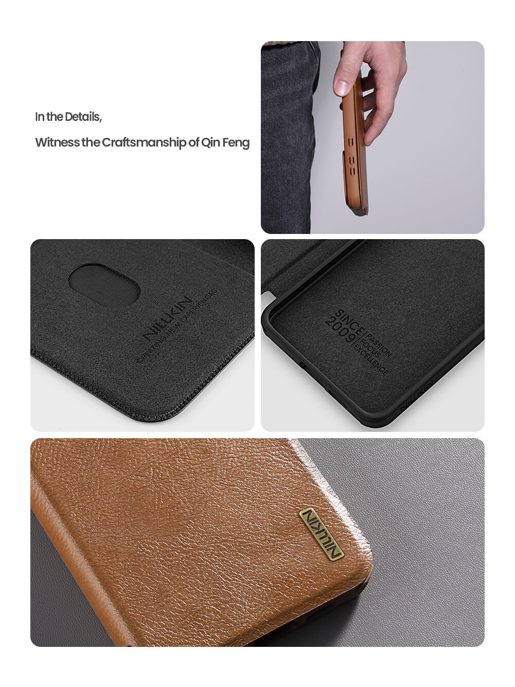 Чехол-книжка NILLKIN для Samsung Galaxy S25 Edge (серия QIN Pro)