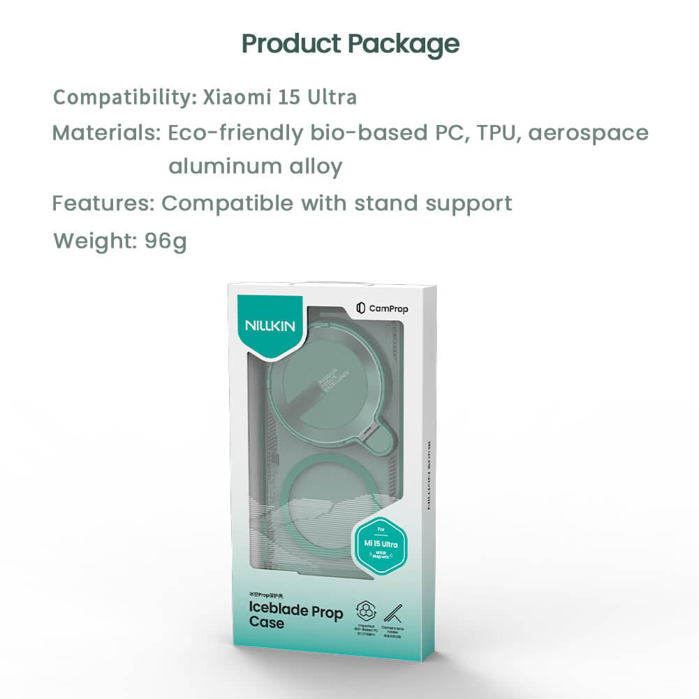 Чехол-крышка NILLKIN для Xiaomi 15 Ultra (серия Iceblade Prop Cover version Magnetic)
