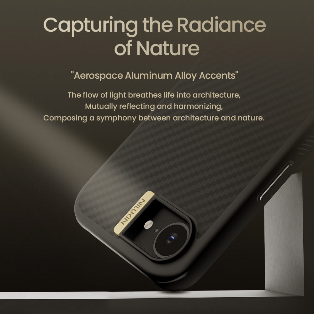 Чехол-крышка NILLKIN для Apple iPhone 16e (iPhone SE 2025, iPhone SE 4) (серия Synthetic Fiber Pro Magnetic case)