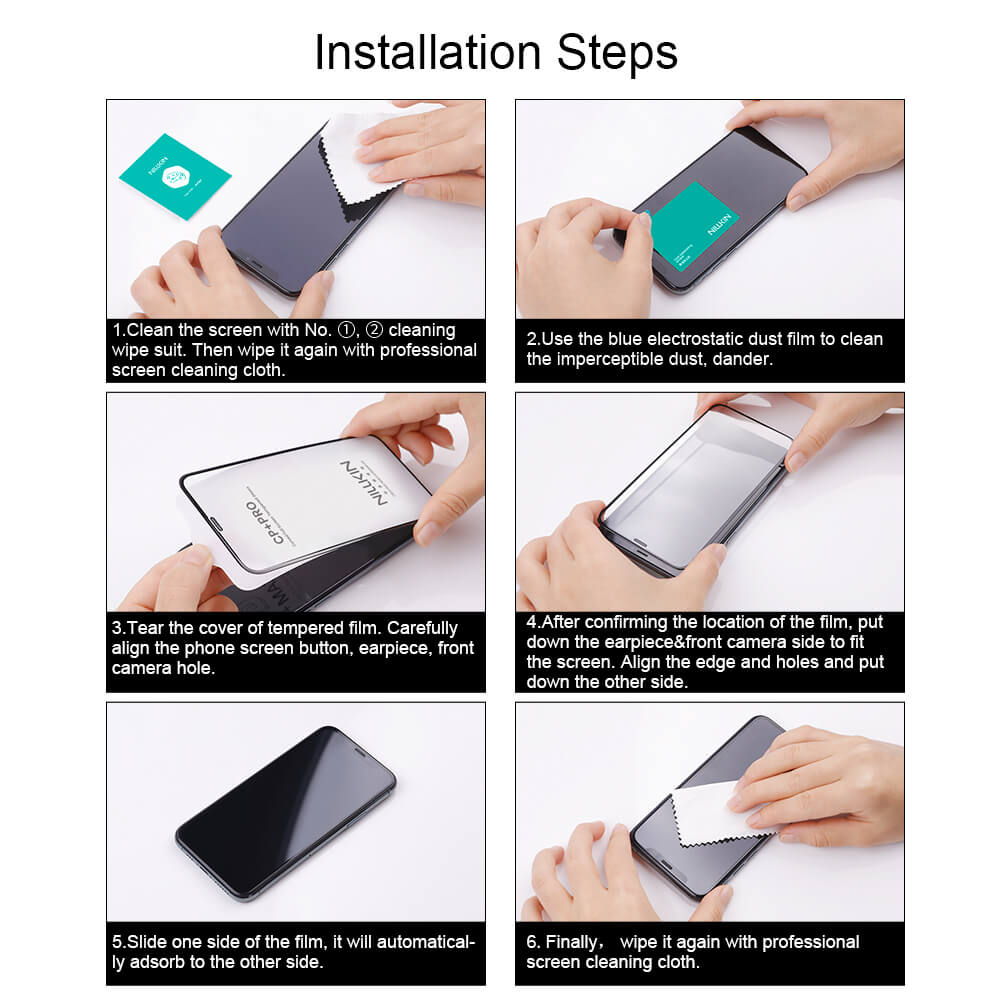 Защитное стекло с кантом NILLKIN для Oneplus 13T (серия CP+ Pro)