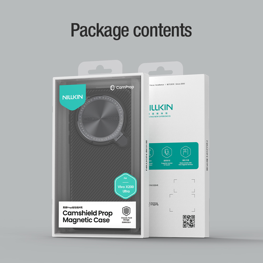 Чехол-крышка NILLKIN для Vivo X200 Ultra (серия Camshield Prop Magnetic)