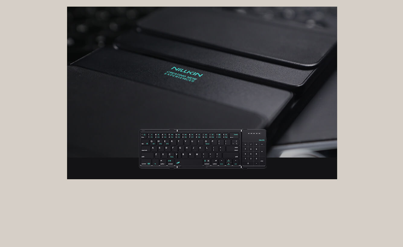 Портативная складная клавиатура Nillkin Cube Pocket Keyboard