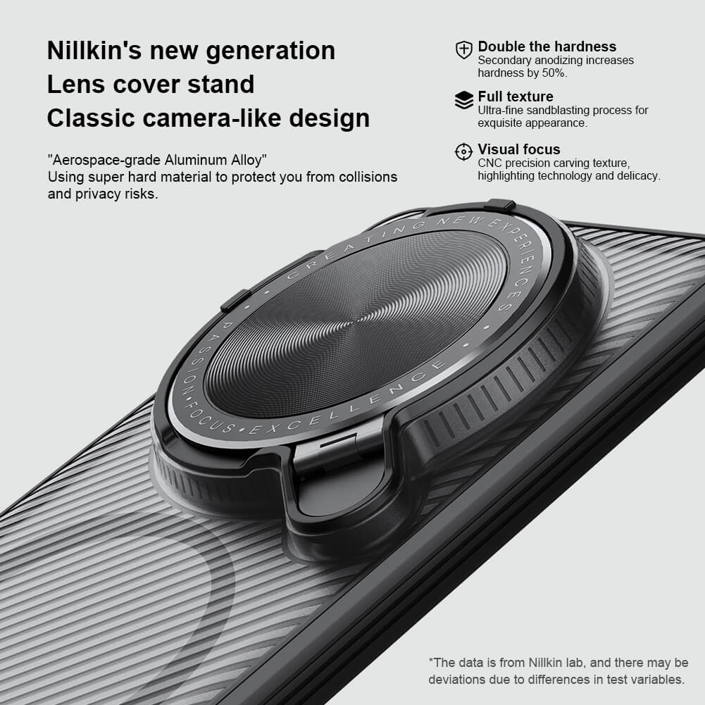 Чехол-крышка NILLKIN для Vivo X200 Ultra (серия Camshield Prop Magnetic Clear version)
