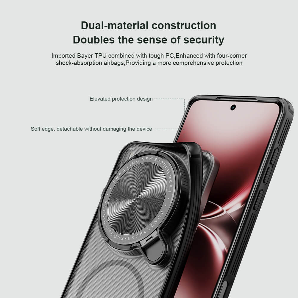 Чехол-крышка NILLKIN для Vivo X200 Ultra (серия Camshield Prop Magnetic Clear version)