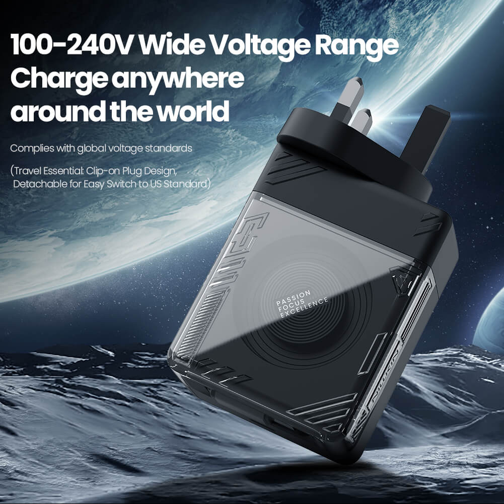 Nillkin зарядное устройство IceCore Retractable 65W Charger