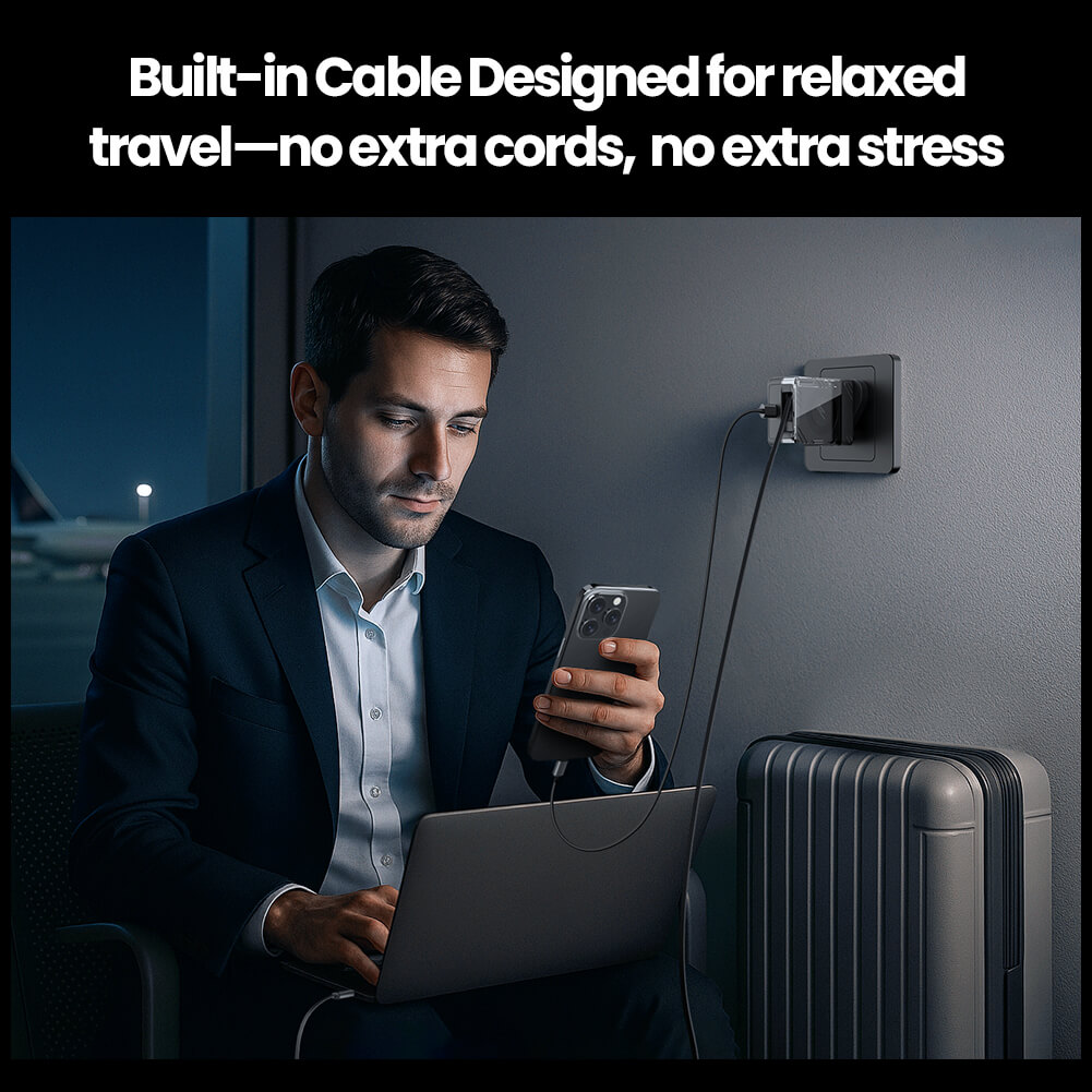 Nillkin зарядное устройство IceCore Retractable 65W Charger