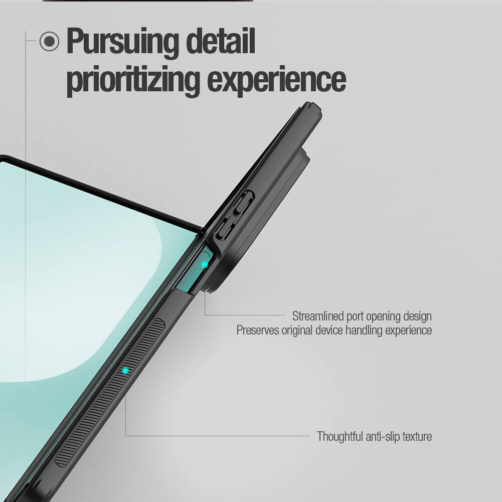 Чехол-крышка NILLKIN для Samsung Galaxy Z Fold7 (Fold 7 5G) (серия Frosted shield Fold) (without S-Pen case)