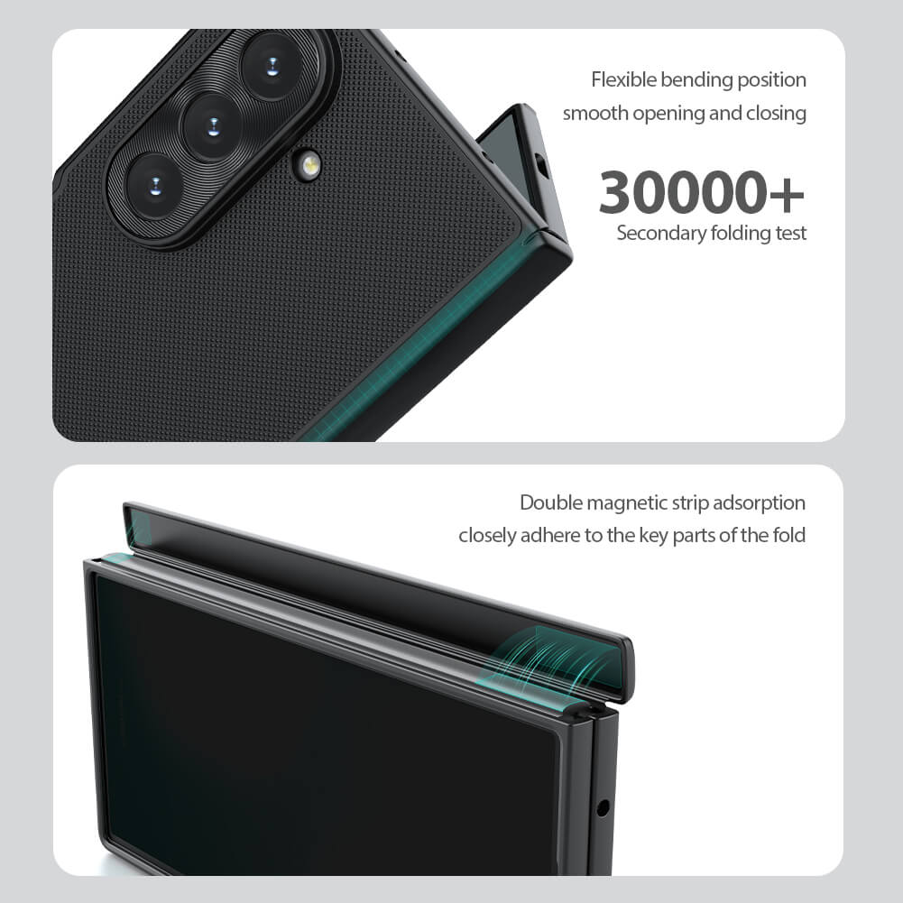 Чехол-крышка NILLKIN для Samsung Galaxy Z Fold7 (Fold 7 5G) (серия Frosted shield Fold) (without S-Pen case)