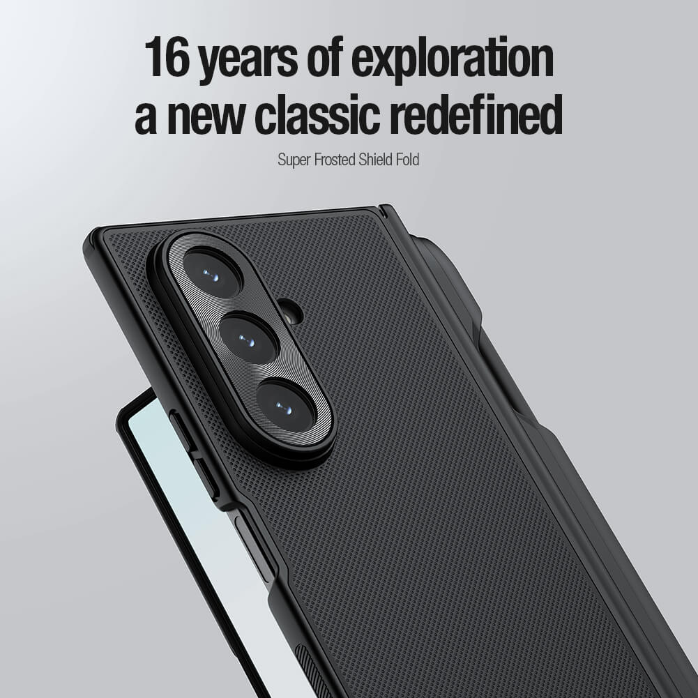 Чехол-крышка NILLKIN для Samsung Galaxy Z Fold7 (Fold 7 5G), Samsung W26 (серия Frosted shield Fold With S-Pen case)