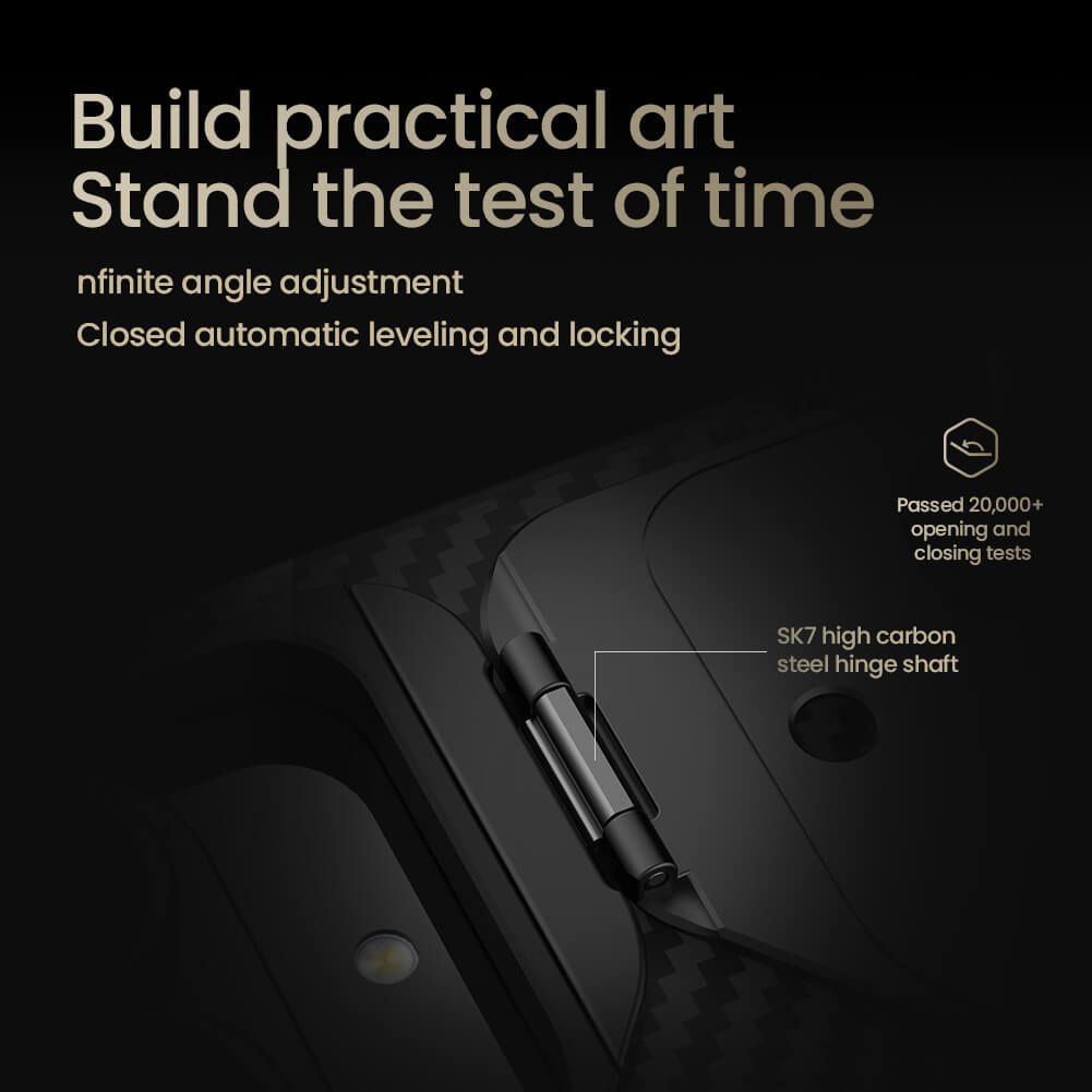 Чехол-крышка NILLKIN для Samsung Galaxy Z Fold7 (Fold 7 5G), Samsung W26 (серия CarboProp Magnetic MagSafe Aramid fiber Fine Hole version)