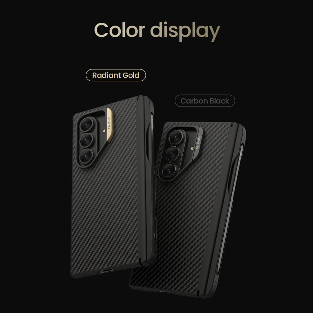 Чехол-крышка NILLKIN для Samsung Galaxy Z Fold7 (Fold 7 5G), Samsung W26 (серия Synthetic Fiber Pro Magnetic PEN case)